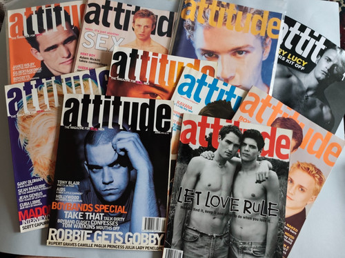 Vintage attitude magazines - attitude,