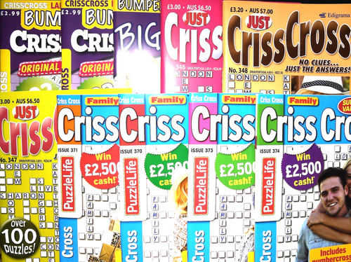 Criss cross puzzle - 10, books