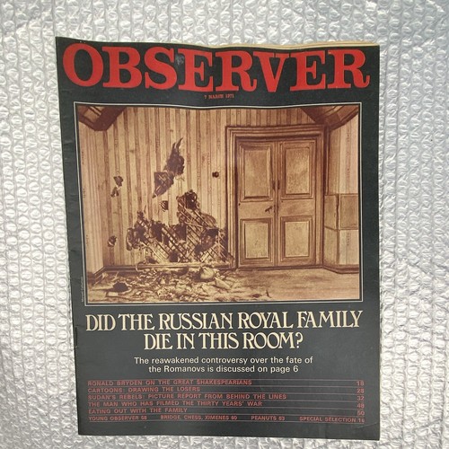 Observer magazine march - magazine,