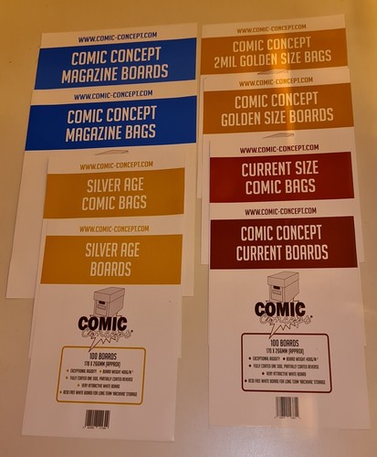Various comic concept bags and - comic,
