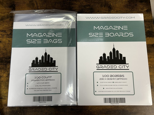 100 magazine size bags and - 100,