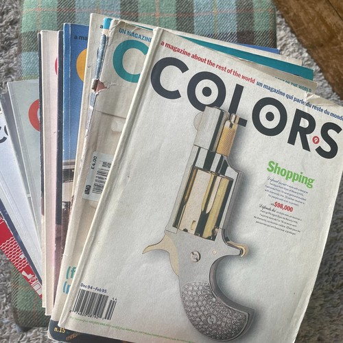 Colors magazine mixed lot - colors,