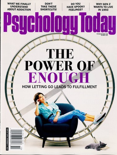 Psychology today magazine - magazine, oct