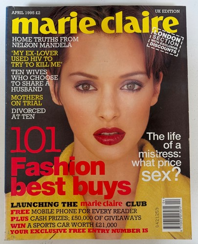 Marie claire magazine april - marie,