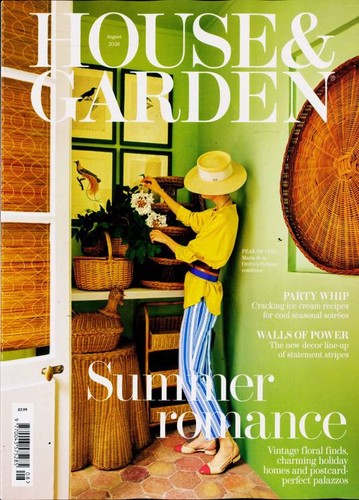 House garden magazine august - house,
