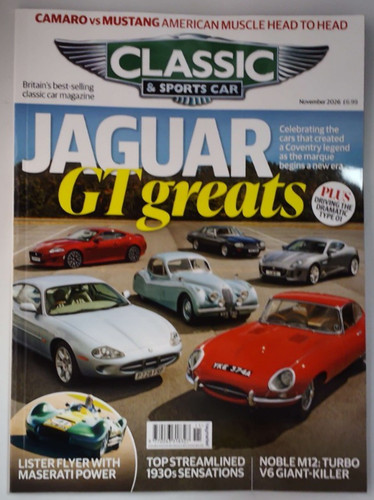 Classic sports car magazine - car,