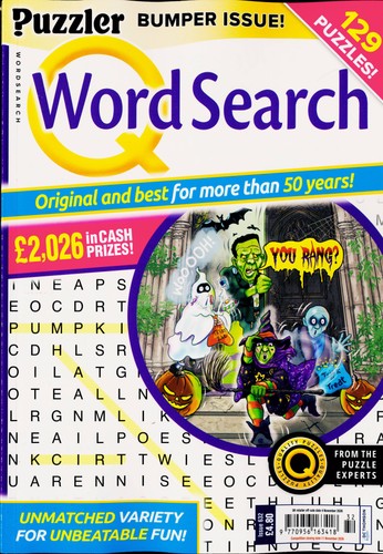 Puzzler wordsearch magazine - puzzler, q