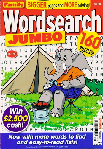 Family wordsearch jumbo - family,
